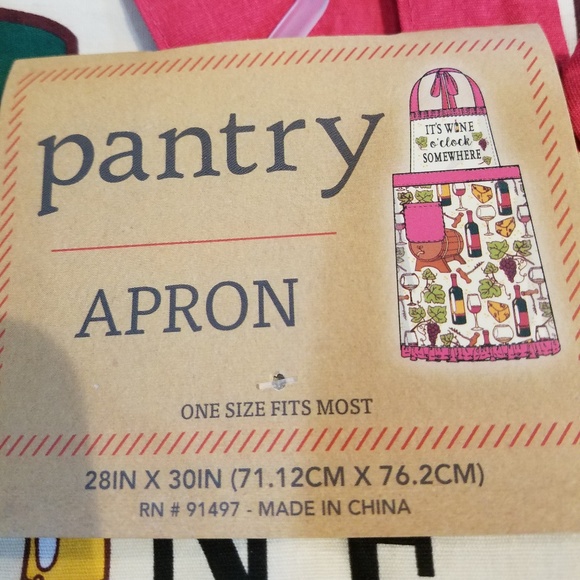 "HOST PICK" NWT,Greensource Sz. OS apron - Picture 2 of 6